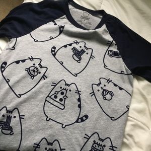🐱💕PUSHEEN THE CAT BASEBALL TEE💕🐱